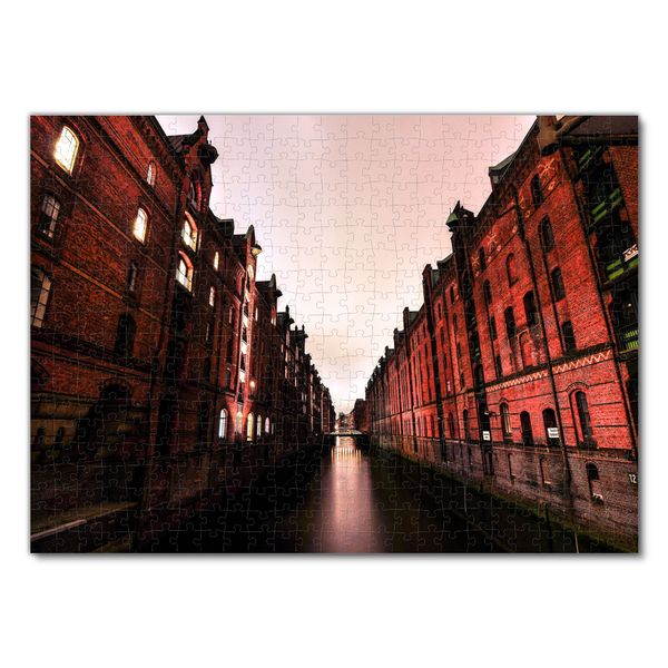 Produktbild: Lais Puzzle Kanal Hamburg 500 Teile
