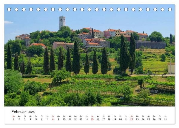 Produktbild: Istrien (Tischkalender 2026 DIN A5 quer), CALVENDO Monatskalender