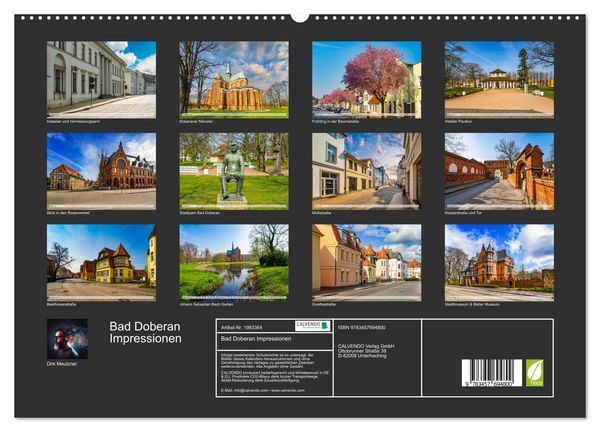 Produktbild: Bad Doberan Impressionen (hochwertiger Premium Wandkalender 2026 DIN A2 quer), Kunstdruck in Hochglanz