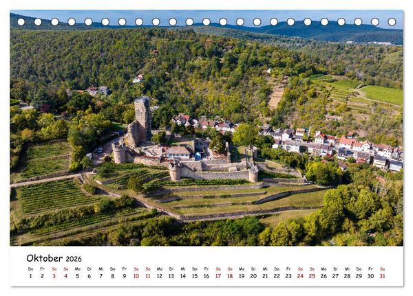 Produktbild: Pf&auml;lzer Burgen (Tischkalender 2026 DIN A5 quer), CALVENDO Monatskalender