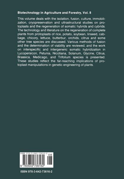 Produktbild: Plant Protoplasts and Genetic Engineering I