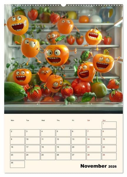 Produktbild: The Light ist still on in the Fridge (Wall Calendar 2026 DIN A2 portrait), CALVENDO 12 Month Wall Calendar