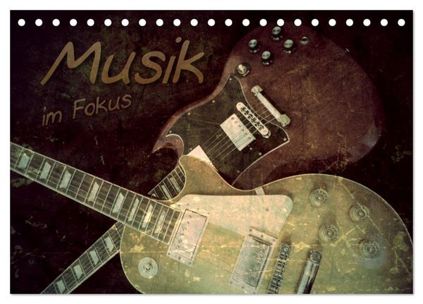 Produktbild: Musik im Fokus (Tischkalender 2026 DIN A5 quer), CALVENDO Monatskalender