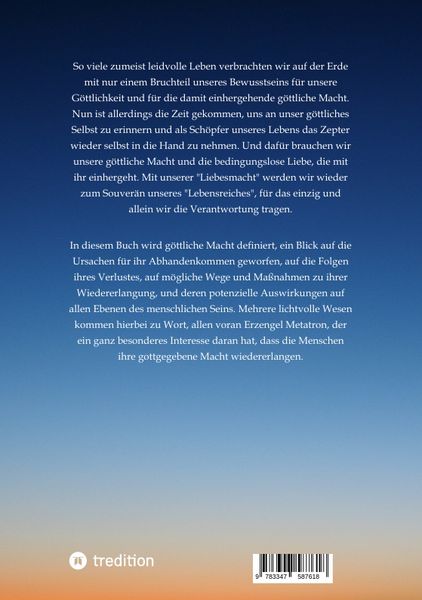 Produktbild: Die Wiedererlangung unserer g&ouml;ttlichen Macht