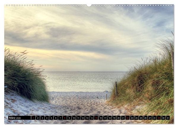 Produktbild: Fischland Dar&szlig; Zingst &ndash; Die Halbinsel an der Ostsee (hochwertiger Premium Wandkalender 2026 DIN A2 quer), Kunstdruck in Hochglanz