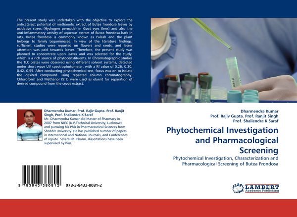 Produktbild: Phytochemical Investigation and Pharmacological Screening