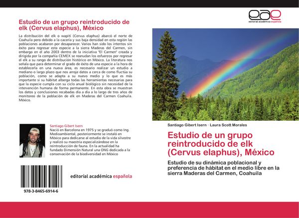 Produktbild: Estudio de un grupo reintroducido de elk (Cervus elaphus), M&eacute;xico