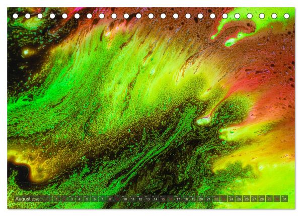 Produktbild: Fotografische Malereien (Tischkalender 2026 DIN A5 quer), CALVENDO Monatskalender