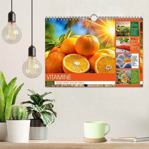 Produktbild: VITAMINE - Gesundheit aus der Natur (Wandkalender 2026 DIN A4 quer), CALVENDO Monatskalender