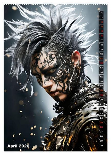 Produktbild: CYBERPUNK Urcoole Typen (Wandkalender 2026 DIN A2 hoch), CALVENDO Monatskalender