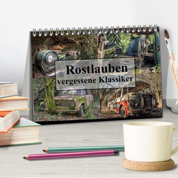 Produktbild: Rostlauben - vergessene Klassiker (Tischkalender 2026 DIN A5 quer), CALVENDO Monatskalender