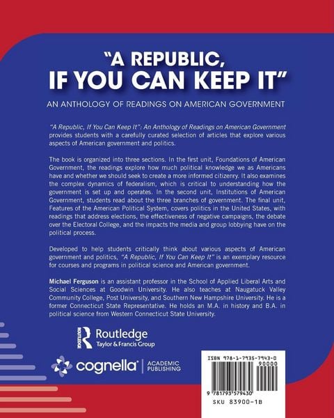 Produktbild: "A Republic, If You Can Keep It"