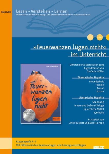 Produktbild: &raquo;Feuerwanzen l&uuml;gen nicht&laquo; im Unterricht