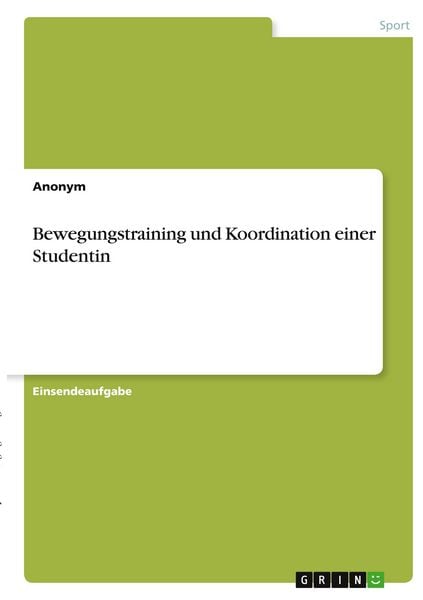 Produktbild: Bewegungstraining und Koordination einer Studentin