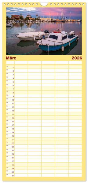 Produktbild: Familienplaner 2026 - Castellon die etwas andere Provinz mit 5 Spalten (Wandkalender, 21 x 45 cm) CALVENDO