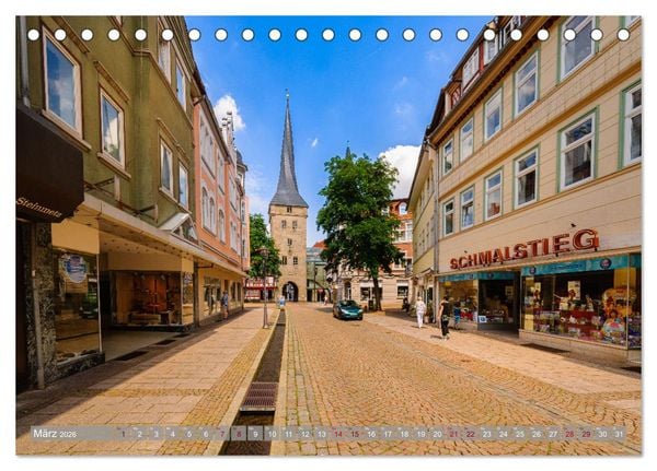 Produktbild: Ein Blick auf Duderstadt (Tischkalender 2026 DIN A5 quer), CALVENDO Monatskalender