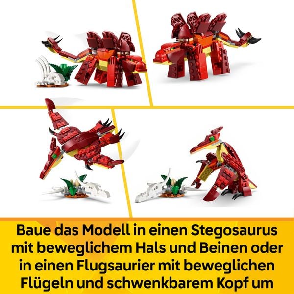 Produktbild: LEGO Creator 3-in-1-Set 31379 Wilder Dinosaurier, Geschenke f&uuml;r Kinder