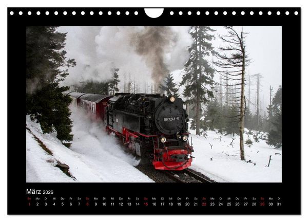 Produktbild: Dampferlebnis im Harz (Wandkalender 2026 DIN A4 quer), CALVENDO Monatskalender