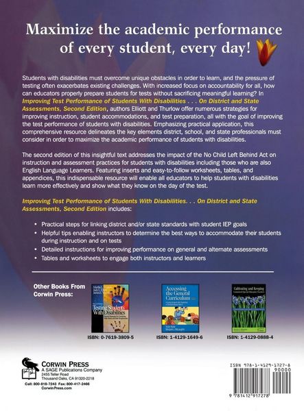 Produktbild: Improving Test Performance of Students With Disabilities...On District and State Assessments