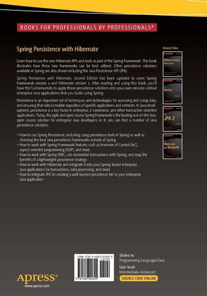 Produktbild: Spring Persistence with Hibernate