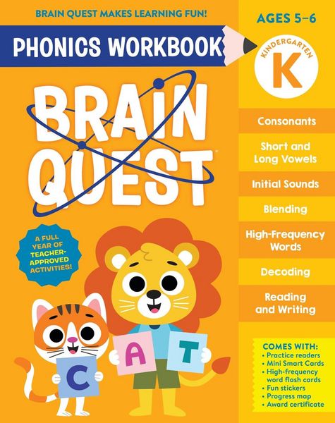 Produktbild: Brain Quest Phonics Workbook: Kindergarten