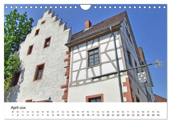 Produktbild: Wiesloch - Spaziergang durch die Altstadt (Wandkalender 2026 DIN A4 quer), CALVENDO Monatskalender