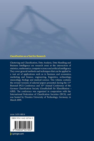 Produktbild: Classification as a Tool for Research