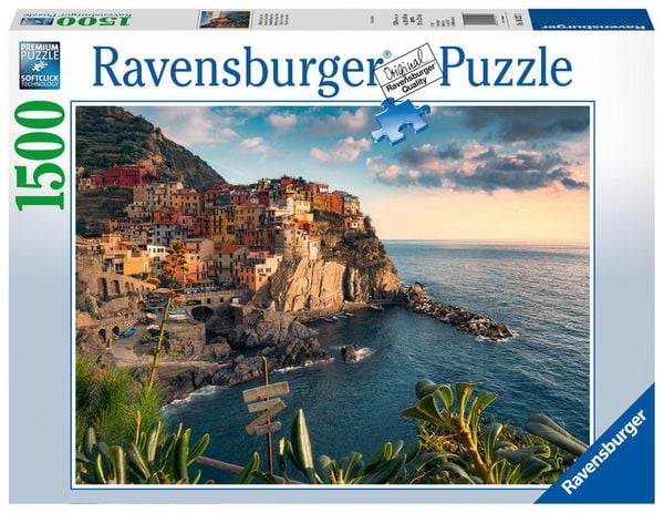 Puzzle Ravensburger Blick auf Cinque Terre 1500 Teile