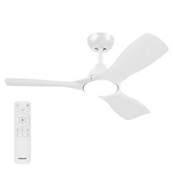 Produktbild: Philips LED Fixed blade Deckenventilator 30 W mit Fernbedienung, Dimmbar