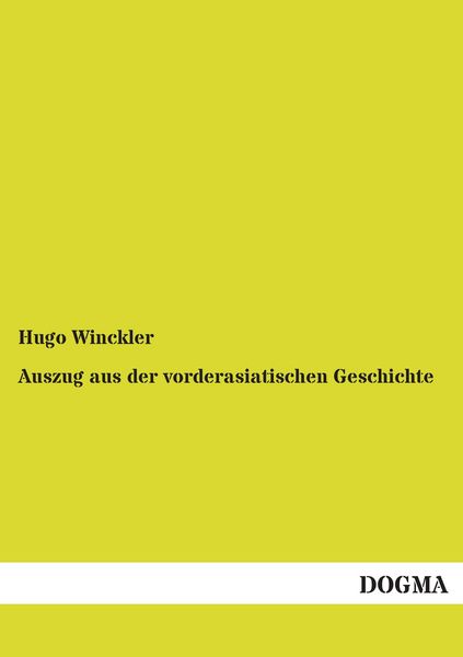 Produktbild: Auszug aus der vorderasiatischen Geschichte