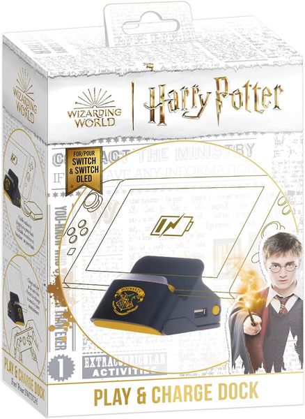 Produktbild: Harry Potter: Dock + Stand - Hogwarts Crest [NSW]