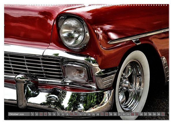 Produktbild: American Old Cars - Amerikanische Autolegenden (hochwertiger Premium Wandkalender 2026 DIN A2 quer), Kunstdruck in Hochglanz