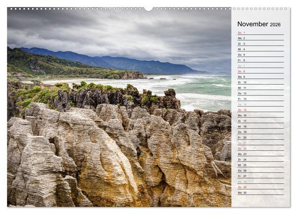 Produktbild: Sehnsucht nach Neuseeland (Wandkalender 2026 DIN A2 quer), CALVENDO Monatskalender