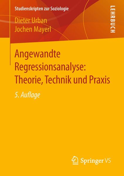 Produktbild: Angewandte Regressionsanalyse: Theorie, Technik und Praxis