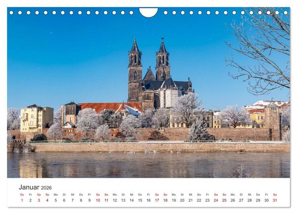 Produktbild: Deutschland: Magdeburg, Stadtansichten und Umgebung (Wandkalender 2026 DIN A4 quer), CALVENDO Monatskalender