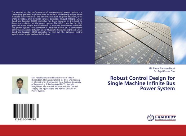Produktbild: Robust Control Design for Single Machine Infinite Bus Power System