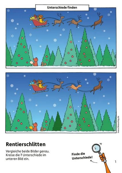 Produktbild: Weihnachtsr&auml;tsel &ndash; Kunterbunter Vorschulblock ab 5 Jahre