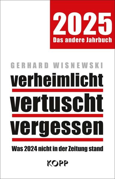 Produktbild: Verheimlicht - vertuscht - vergessen 2025