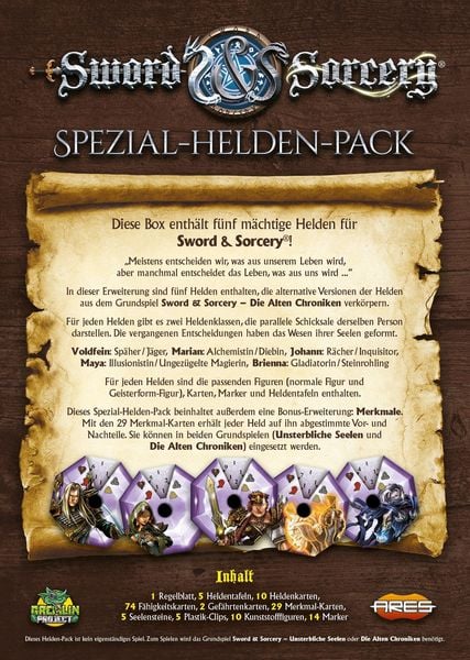 Produktbild: Sword & Sorcery - Alternative Helden & Geisterformen DE