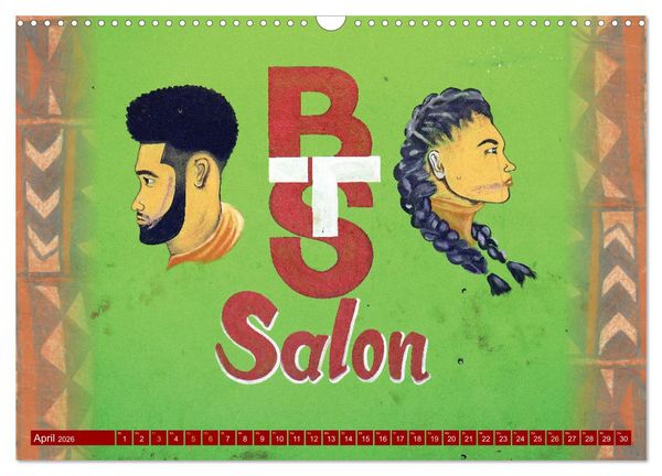 Produktbild: Barbershops in Afrika (Wandkalender 2026 DIN A3 quer), CALVENDO Monatskalender