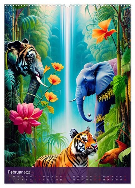 Produktbild: Fotokunst mit KI - Surrealismus (hochwertiger Premium Wandkalender 2026 DIN A2 hoch), Kunstdruck in Hochglanz