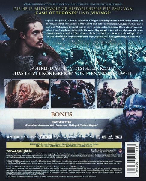 Produktbild: The Last Kingdom - Staffel 1 [3 BRs]