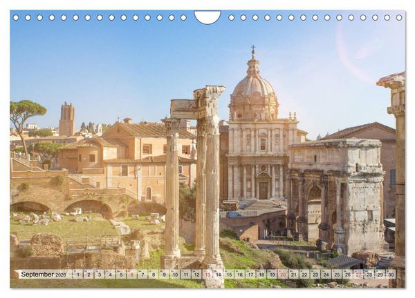 Produktbild: Altes Rom - Impressionen (Wandkalender 2026 DIN A4 quer), CALVENDO Monatskalender