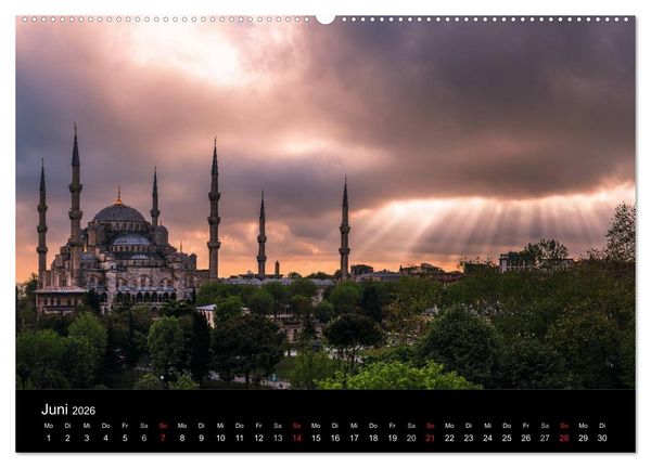 Produktbild: Istanbul - Stadt am Bosporus (Wandkalender 2026 DIN A2 quer), CALVENDO Monatskalender
