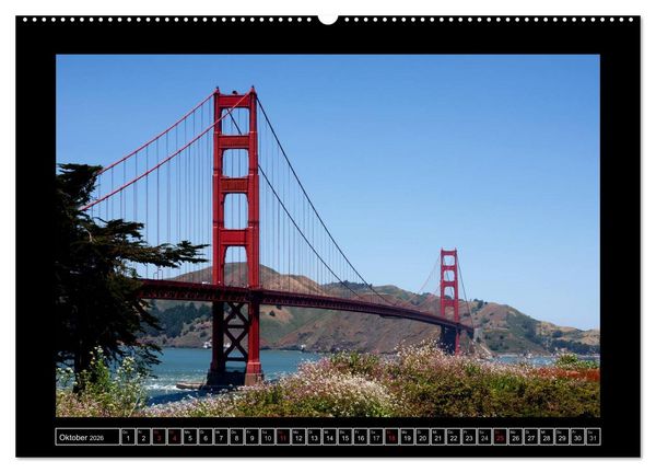 Produktbild: Wunderbares San Francisco (hochwertiger Premium Wandkalender 2026 DIN A2 quer), Kunstdruck in Hochglanz