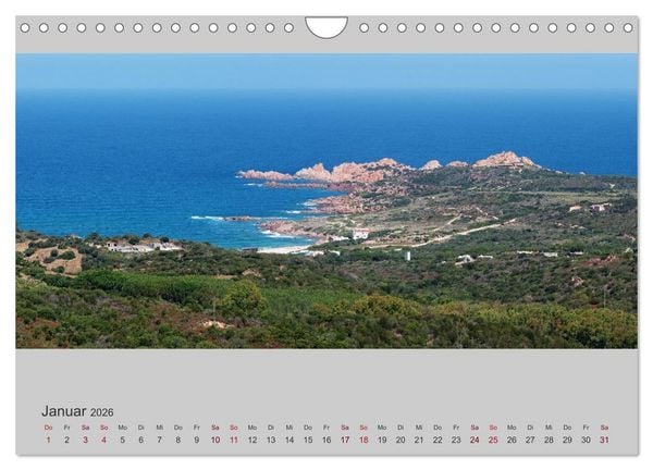 Produktbild: Sardinien &ndash; Die Nordk&uuml;ste (Wandkalender 2026 DIN A4 quer), CALVENDO Monatskalender