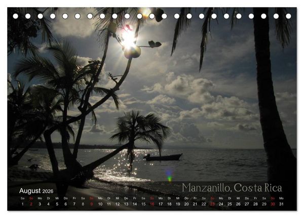 Produktbild: Von Mexiko nach Panama in 12 Monaten (Tischkalender 2026 DIN A5 quer), CALVENDO Monatskalender