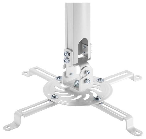 Produktbild: Reflecta Prometheus Beamer-Deckenhalterung Deckenhalter, Drehbar, Neigbar Boden-/Deckenabstand (max.): 580 mm Wei&szlig;