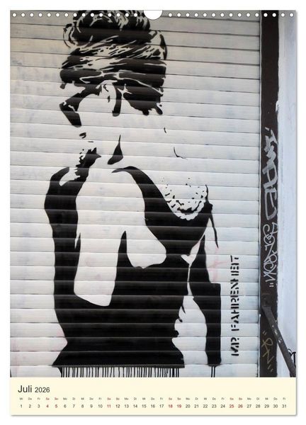 Produktbild: Famous Women in StreetArt (Wandkalender 2026 DIN A3 hoch), CALVENDO Monatskalender