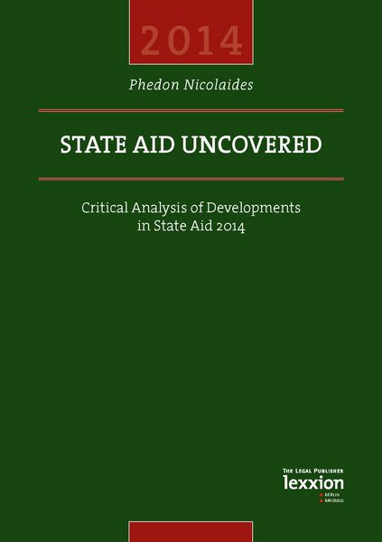 Produktbild: State Aid Uncovered - Critical Analysis of Developments in State Aid 2014